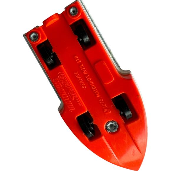 Vintage 1975 Matchbox Seafire Speedboat with Flame Decals, Red & White - Picture 7 of 8